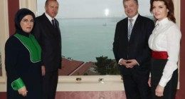Cumhurbaşkanı Erdoğan, Ukrayna Devlet Başkanı Poroşenko ile görüştü