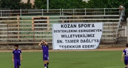 MİLLETVEKİLİ DAĞLI’YA PANKARTLI TEŞEKKÜR