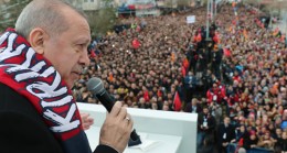 BAŞKAN ERDOĞAN,”TÜRKİYE AŞKIYLA GECE GÜNDÜZ ÇALIŞIYORUZ”