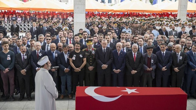 ŞEHİT  YÜZBAŞI  SIĞNAK, SON YOLCULUĞUNA  UĞURLANDI