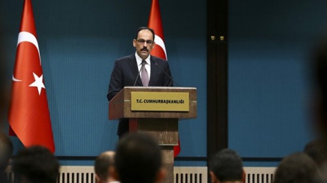 KALIN , “SOSYAL MEDYADAN MANİPÜLASYONLARA GİRİŞMEK, NETİCE VERMEYECEK BEYHUDE ÇABALARDIR”