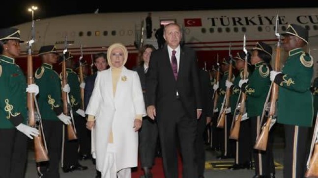 Cumhurbaşkanı Erdoğan Güney Afrika Cumhuriyeti’nde
