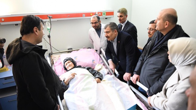 BAKAN DEPREM BÖLGESİNDE