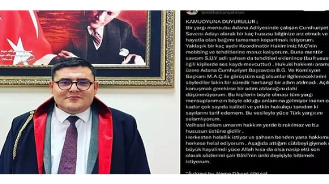 İNTİHAR EDEN SAVCI İÇİN SORUŞTURMA BAŞLATILDI
