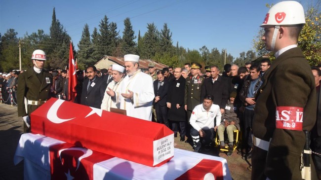 ŞEHİT  ALP SON YOLCULUĞUNA UĞURLANDI