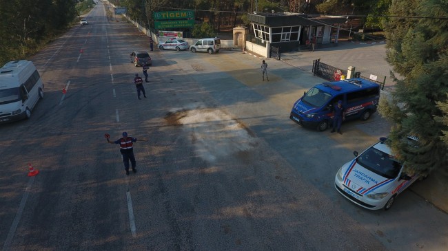 Jandarmadan Drone’li Denetim