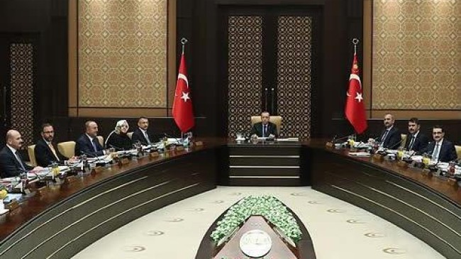 Cumhurbaşkanlığı Kabinesi, Cumhurbaşkanı Erdoğan başkanlığında toplandı