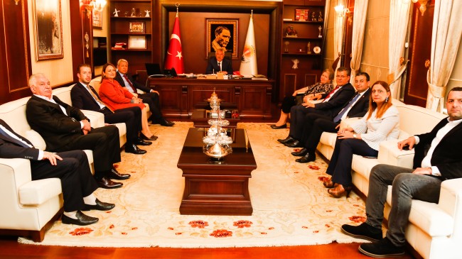 CHP MİLLETVEKİLLERİNDEN , BAŞKAN KARALAR’A