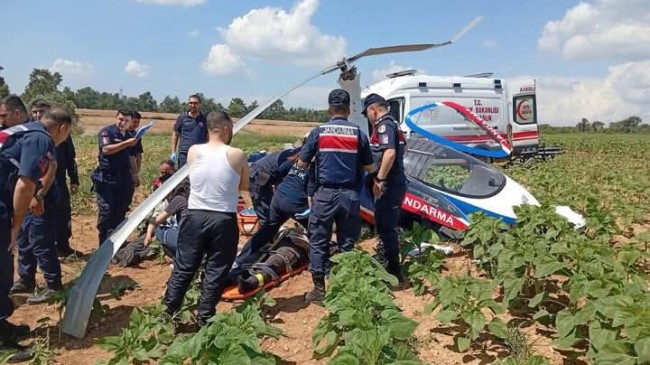 ASKERİ HELİKOPTER DÜŞTÜ