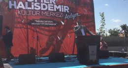 ÖMER HALİSDEMİR KÜLTÜR MERKEZİ AÇILIŞINA KATILDI