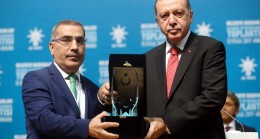 CUMHURBAŞKANI’NDAN BAŞKAN ÇELİKCAN’A ÖDÜL