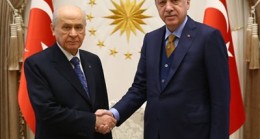 Cumhurbaşkanı Erdoğan, MHP Genel Başkanı Bahçeli’yi Kabul Etti