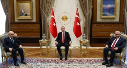 Cumhurbaşkanı Erdoğan, MHP Genel Başkanı Bahçeli’yi kabul etti