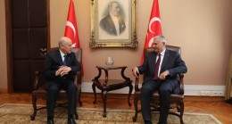 BAHÇELİ İLE YILDIRIM BİR ARAYA GELDİ.