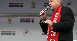 BAŞKAN ERDOĞAN , “BİRİLERİ HEP SUYU BULANDIRMA GAYRETİNDE”