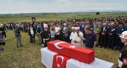 ŞEHİT ERDOĞAN SON YOLCULUĞUNA UĞURLANDI