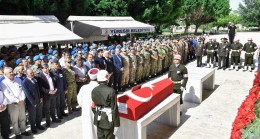 ŞEHİT UZMAN ONBAŞI KUDDUSİ VOLKAN ŞEVİK, KABASAKAL MEZARLIĞINDA SON YOLCULUĞUNA UĞURLANDI
