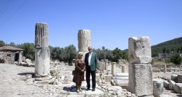 Cumhurbaşkanı Erdoğan, Stratonikeia Antik Kenti’ni ziyaret etti