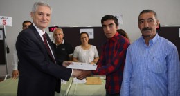 Ç.Ü. İLK KAYDI REKTÖR KİBAR YAPTI