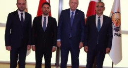 BAŞKAN ERDOĞAN,”GÜLAÇTI, PAMUK VE AY İLE GÖRÜŞTÜ”