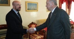 BAŞKAN ERDOĞAN , AB KONSEYİ BAŞKANI MİCHEL İLE