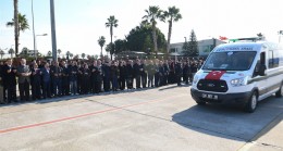 İSTİHKAM ASTSUBAY KIDEMLİ ÇAVUŞ SİNAN KÖSE İLE PİYADE UZMAN ONBAŞI HALİL KARAKOÇ MEMLEKETLERİ MERSİN’E UĞURLANDI