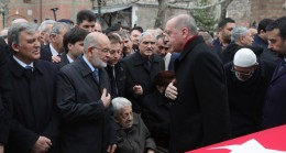 GÜL VE ERDOĞAN CENAZEDE BİR ARAYA GELDİ