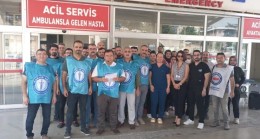 KOZAN’DA SAĞLIKÇILARA YAPILAN SALDIRIYA TEPKİ