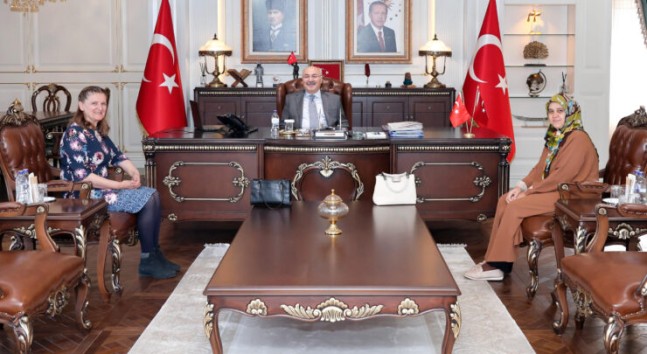 VALİ KÖŞĞER’İN KONUKLARI KOOPERATİF TEMSİLCİLERİ