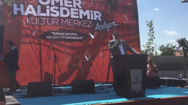 ÖMER HALİSDEMİR KÜLTÜR MERKEZİ AÇILIŞINA KATILDI