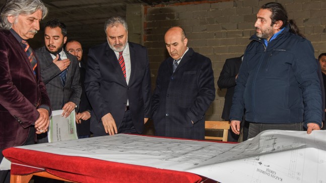 Vali Demirtaş Yükseköğrenim Kız Öğrenci Yurdu İnşaatında İncelemelerde Bulundu