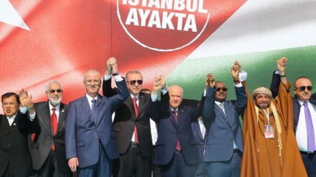“Fanatik Siyonistlerin, Kudüs’ü yerle yeksan etme niyetine karşı hep birlikte mücadele edeceğiz”