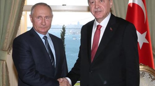Cumhurbaşkanı Erdoğan, Rusya Federasyonu Başkanı Putin ile görüştü