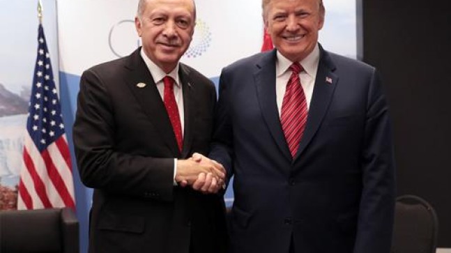 Cumhurbaşkanı Erdoğan, Amerika Birleşik Devletleri Başkanı Trump ile bir araya geldi