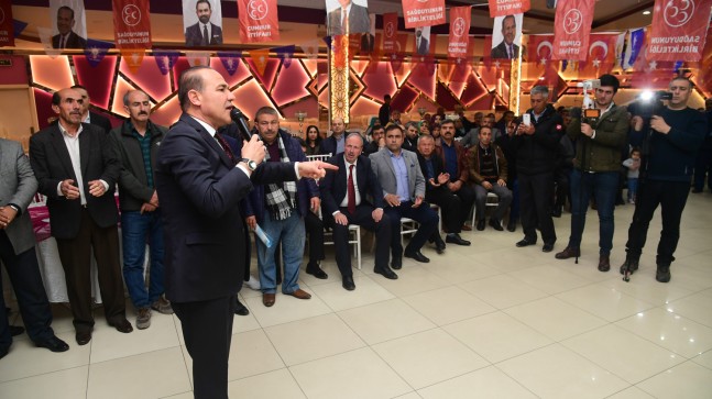“CUMHUR İTTİFAKI TÜRKİYE’YE DİZ ÇÖKTÜRMEK İSTEYENLERE KARŞI KURULDU”
