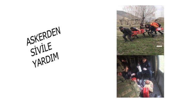 ASKERDEN SİVİLE YARDIM