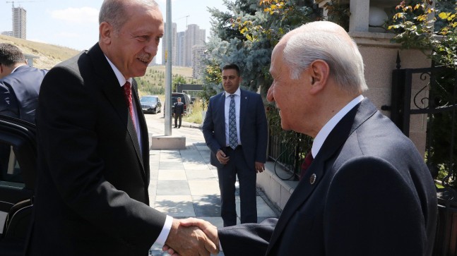 BAŞKAN ERDOĞAN, MHP GENEL BAŞKANININ EVİNDE