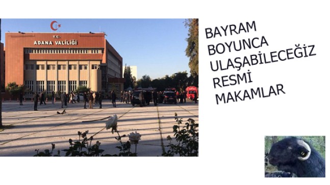 ADANA VALİLİĞİNDEN