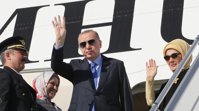 CUMHURBAŞKANI ERDOĞAN ABD’YE GİTTİ