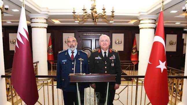 KATAR GENEL KURMAY BAŞKANI ANKARA’DA