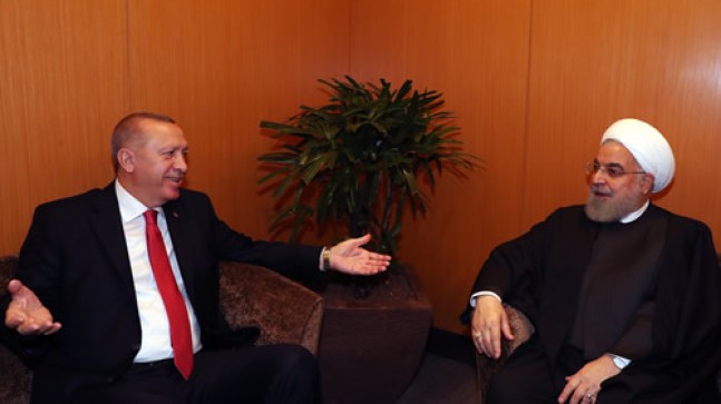 CUMHURBAŞKANI ERDOĞAN, İRAN CUMHURBAŞKANI RUHANİ  İLE