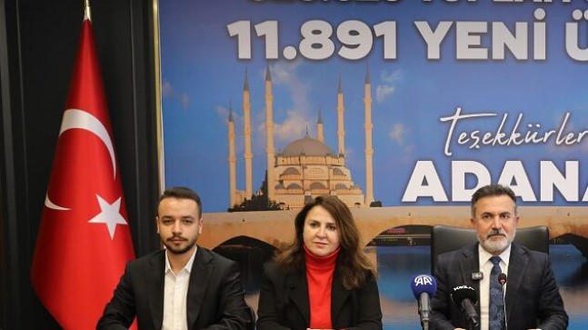 AK PARTİ’NİN  ADANA ’DAKİ ÜYE SAYISI  328 BİNİ AŞTI