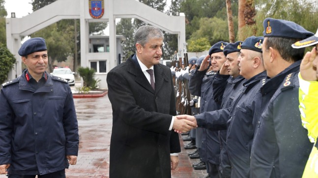 VALİ YAVUZ’DAN  İL JANDARMA KOMUTANLIĞINA ZİYARET