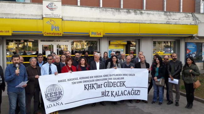 KHK’lar GİDECEK BİZ KALACAĞIZ!