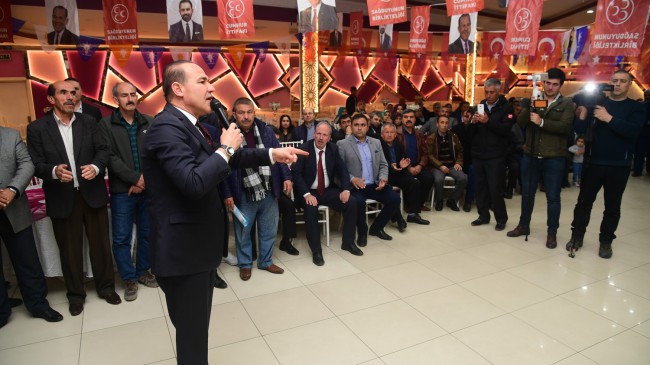 “CUMHUR İTTİFAKI TÜRKİYE’YE DİZ ÇÖKTÜRMEK İSTEYENLERE KARŞI KURULDU”
