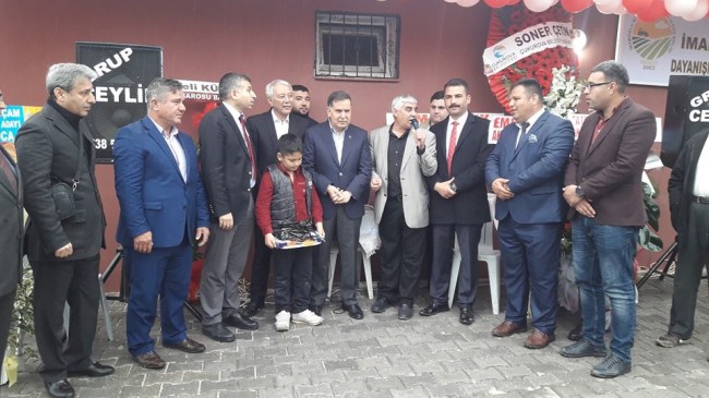 İMAMOĞLU DERNEĞİNİN YENİ HİZMET BİNASI AÇILDI