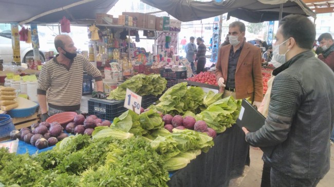MAHALLE/SEMT PAZAR YERLERİNDE DENETİMLER SÜRÜYOR
