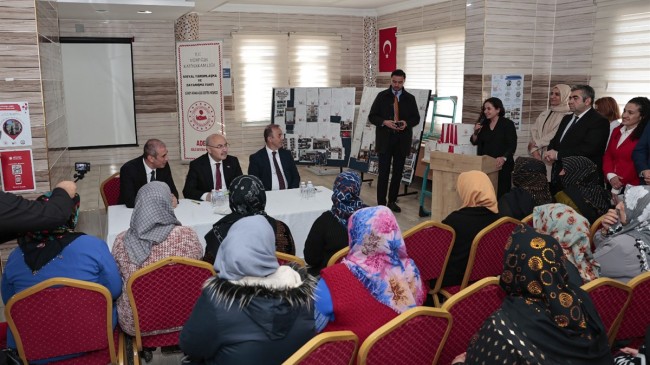 VALİ KÖŞGER GÜNEY ADANA AİLE DESTEK MERKEZİNİ ZİYARET ETTİ