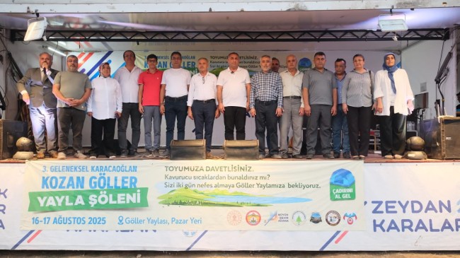 KOZAN GÖLLER YAYLA ŞÖLENİ’NİN 3’ÜNCÜSÜ YAPILDI