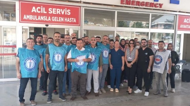 KOZAN’DA SAĞLIKÇILARA YAPILAN SALDIRIYA TEPKİ